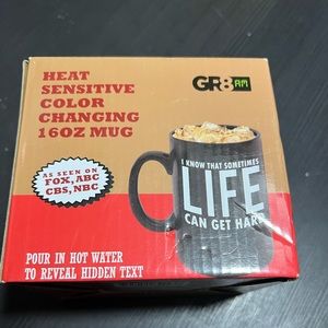 Color Changing Coffee Cup 16oz - Gifts for mom &Dad/Life Can Get Hard